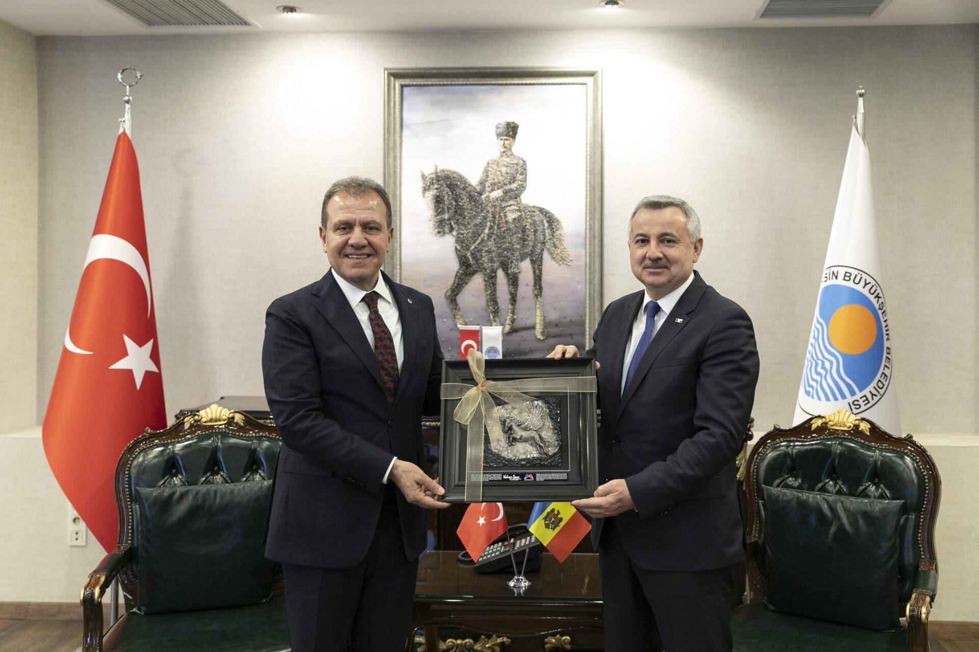 Moldova Ankara Büyükelçisi Croıtor’dan Başkan Seçer’e Ziyaret
