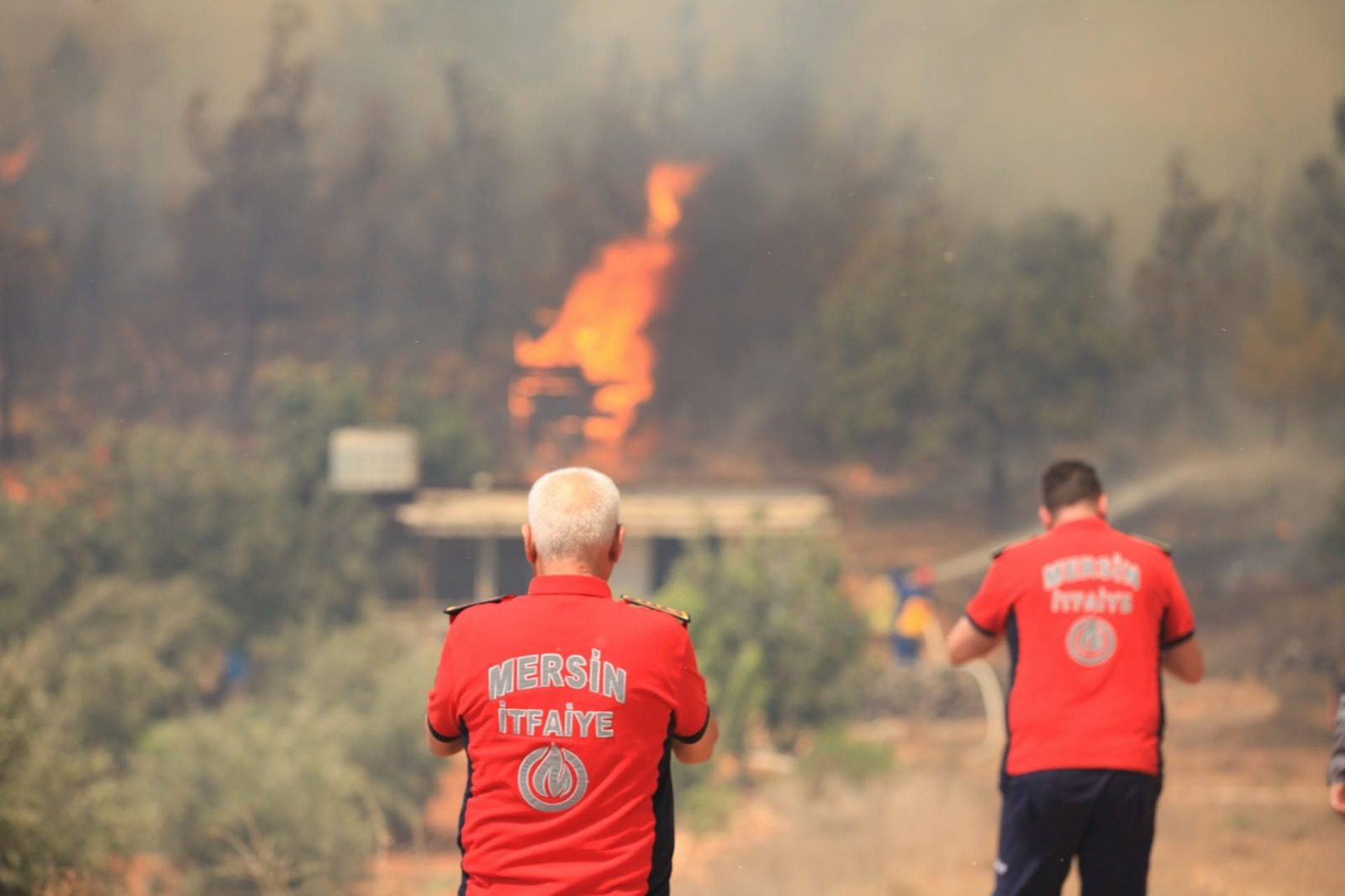 Mersin Gülnar’da Süren Yangına Büyükşehir İtfaiye Ekipleri Müdahale Ediyor