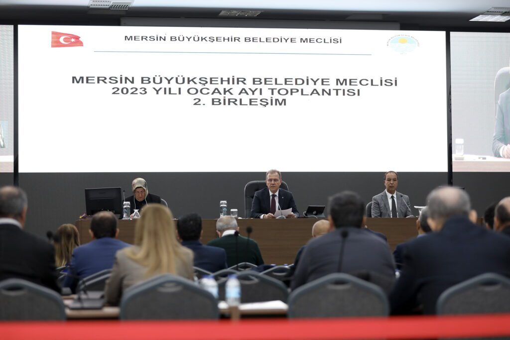 Mersin Büyükşehir Belediye Meclisi Ocak Ayı Toplantısı Gerçekleşti