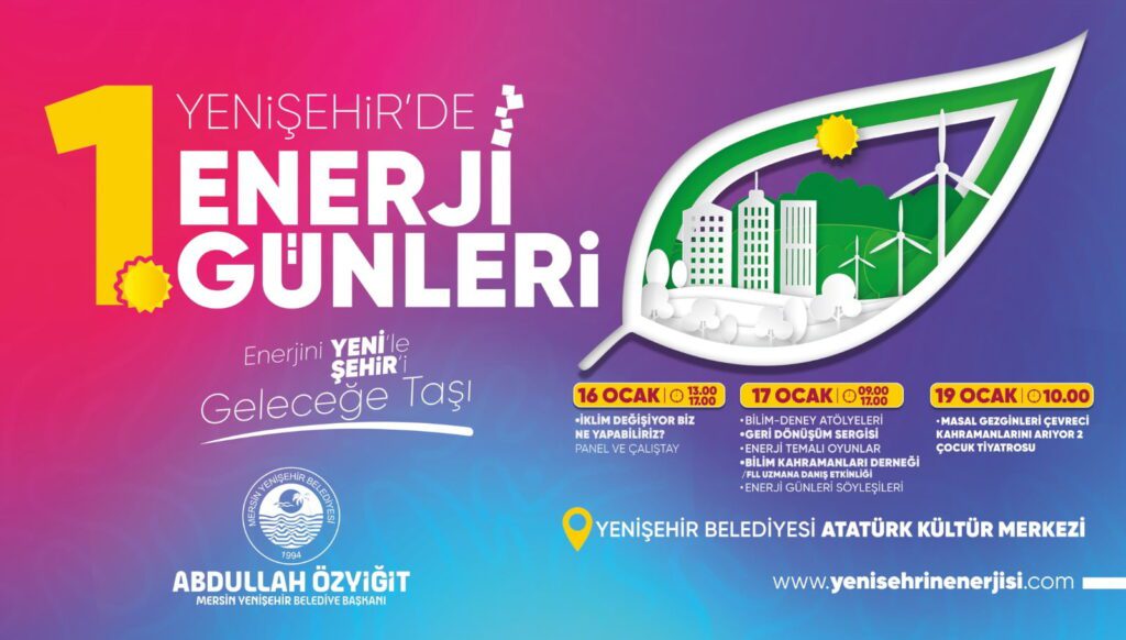 Yenişehir Belediyesi Enerji Günleri düzenliyor