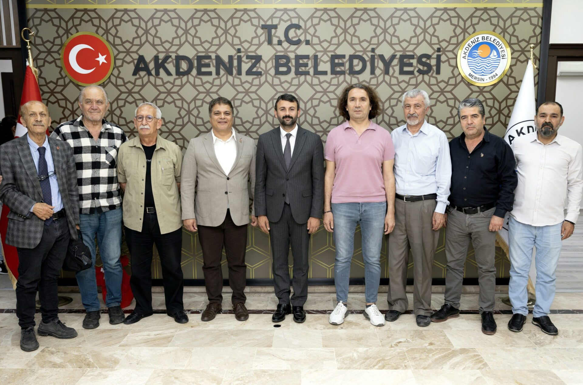Mersin Gazeteciler Cemiyeti’nden Eş Başkan Sarıyıldız’a Tebrik Ziyareti